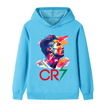 Cristiano Ronaldo Voetbal Hoodie Kinderen - Zacht