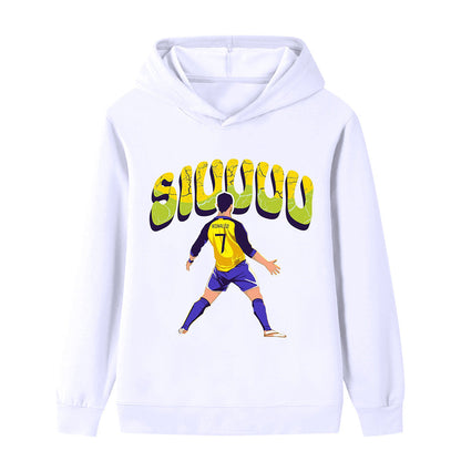 Cristiano Ronaldo Voetbal Hoodie Kinderen - Cool Design