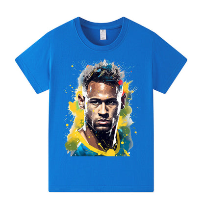 Neymar Voetbal T-shirt Kinderen