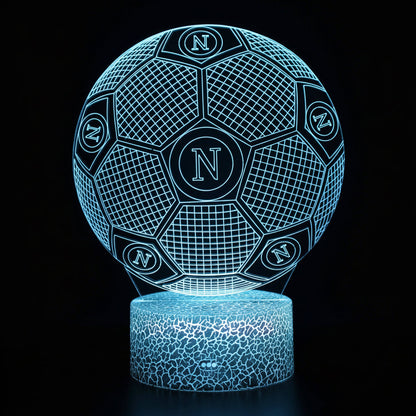 Voetbal 3D Illusie LED-Lamp - Nachtlampje - Cadeau