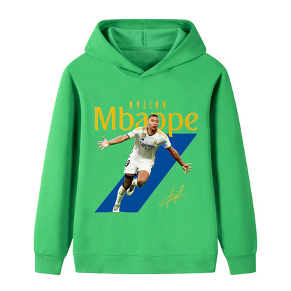 Mbappé Voetbal Hoodie Kinderen - Sportief