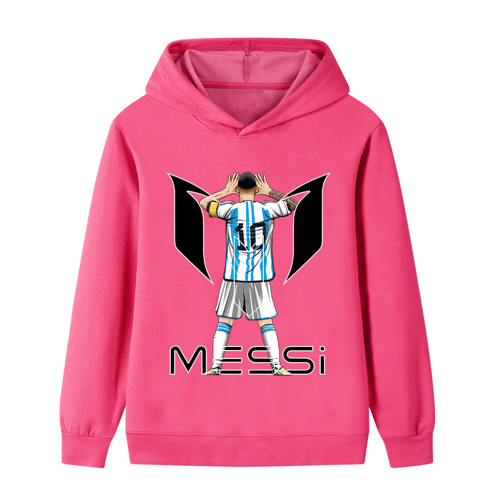 Lionel Messi Voetbal Hoodie Kinderen - Cool Design