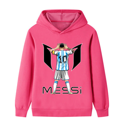 Lionel Messi Voetbal Hoodie Kinderen - Cool Design