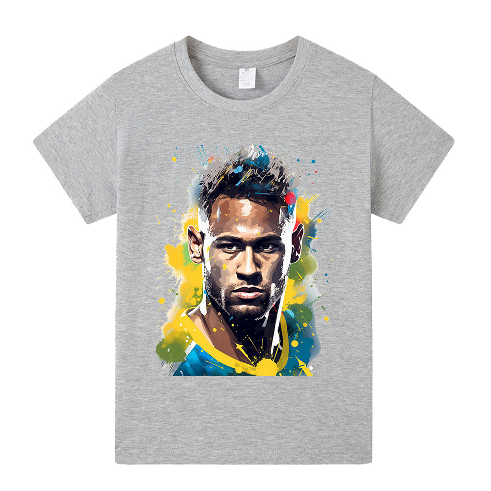 Neymar Voetbal T-shirt Kinderen