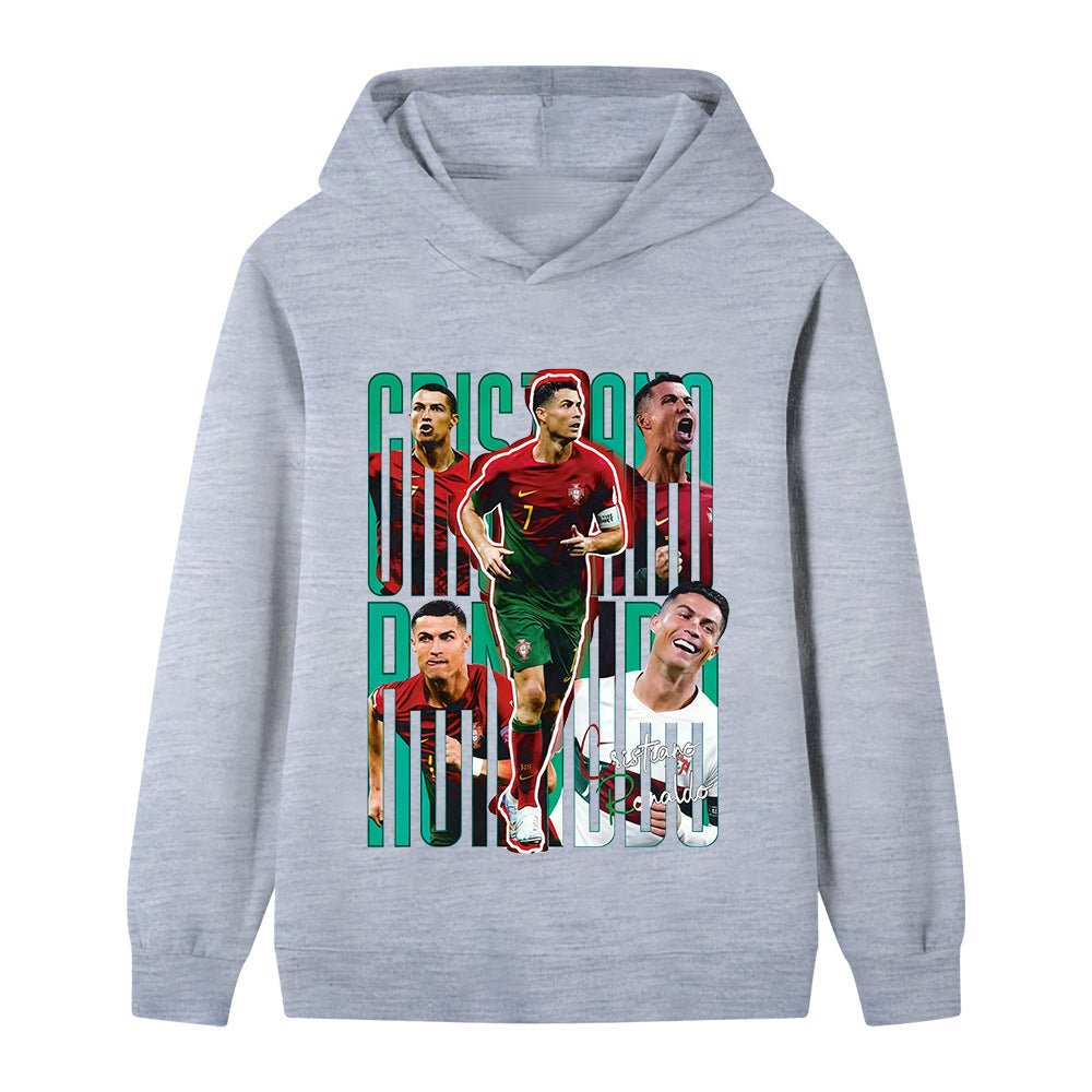 Ronaldo Voetbal Hoodie Kinderen - Portugal - Zacht