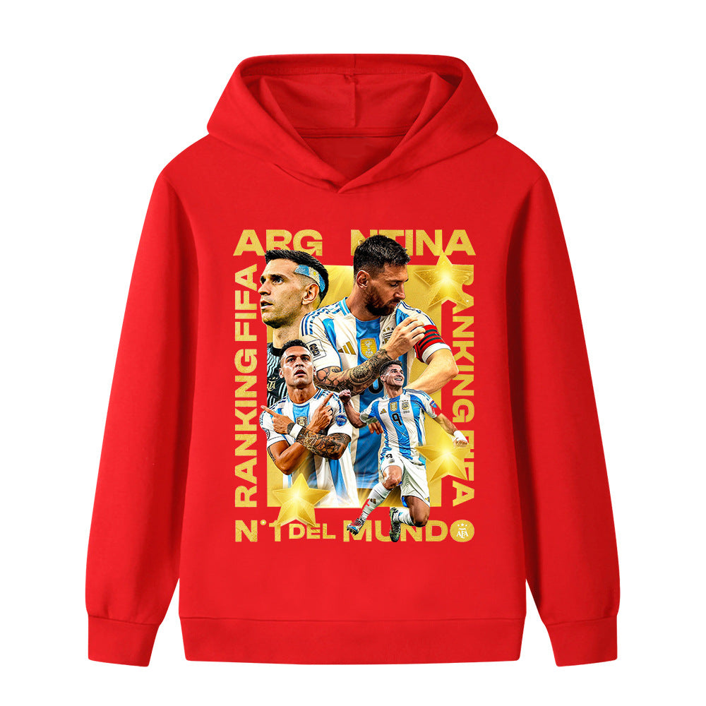Lionel Messi Voetbal Hoodie Kinderen - voor Dagelijks