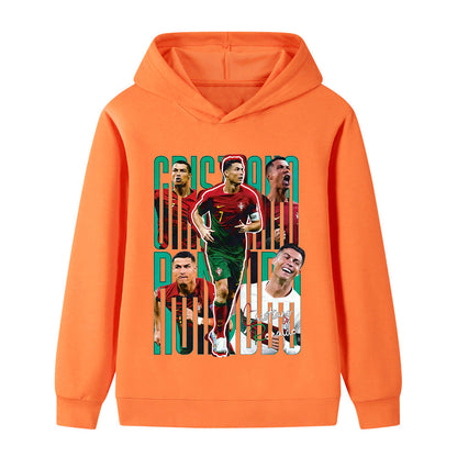 Ronaldo Voetbal Hoodie Kinderen - Portugal - Zacht