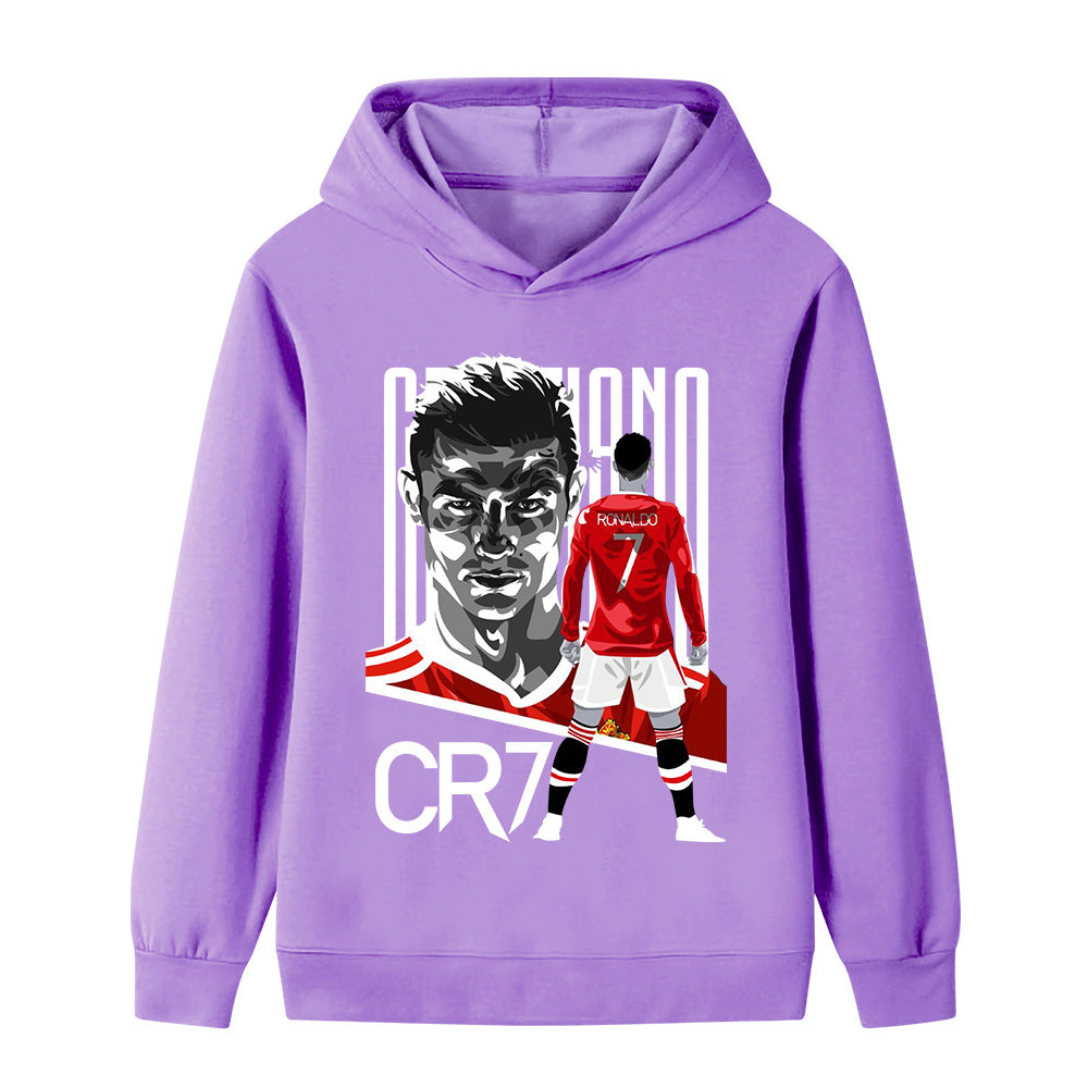 Cristiano Ronaldo Voetbal Hoodie Kinderen - Manchester United - Zacht