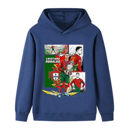 Cristiano Ronaldo Voetbal Hoodie Kinderen - Portugal - Sportief