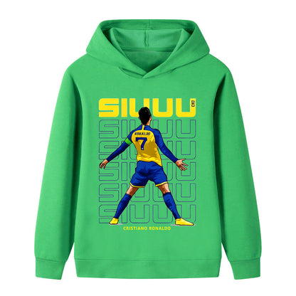 Ronaldo Voetbal Hoodie Kinderen - voor Dagelijks