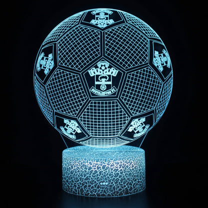 Voetbal 3D Illusie LED-Lamp - Nachtlampje - Cadeau