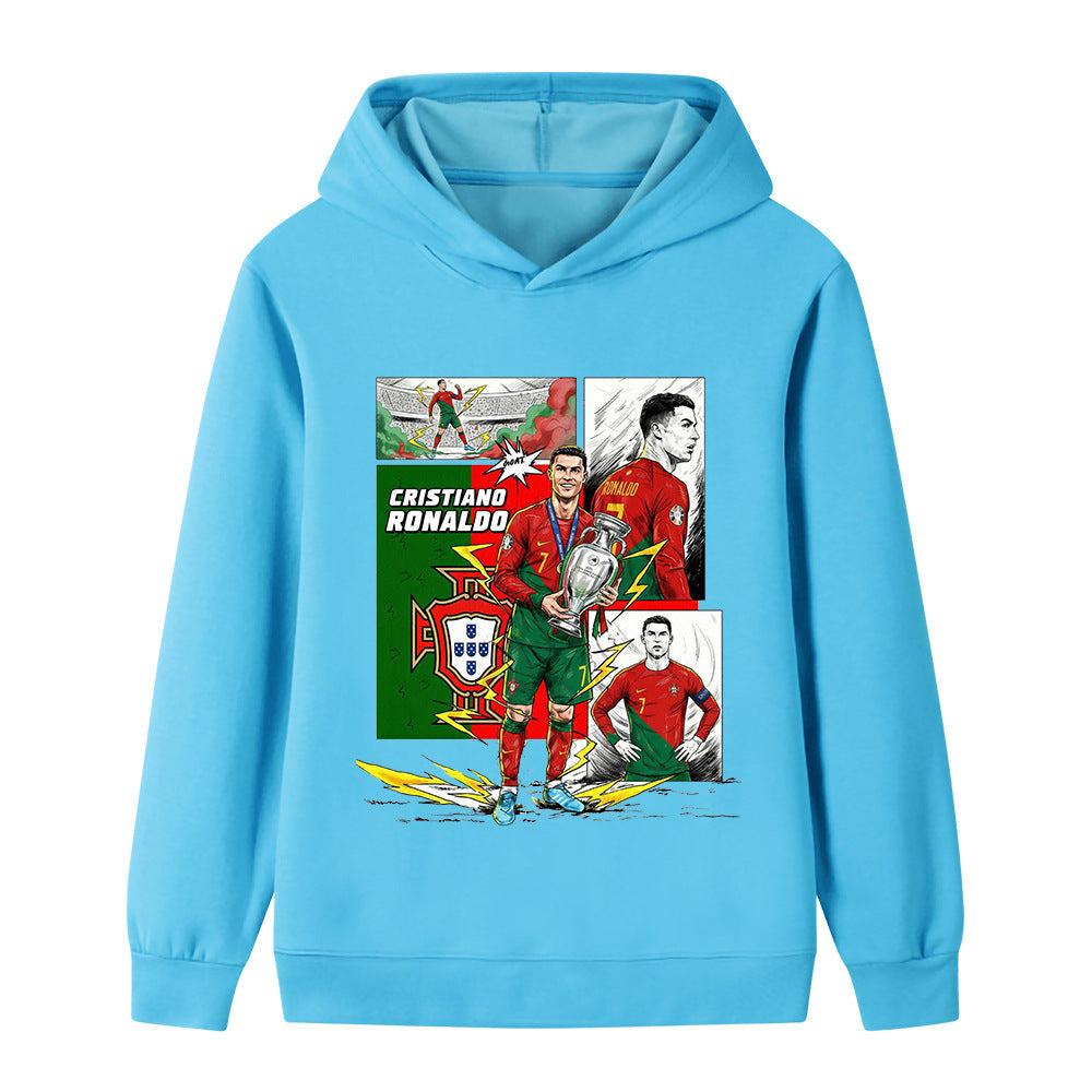 Cristiano Ronaldo Voetbal Hoodie Kinderen - Portugal - Sportief