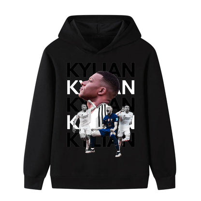 Kylian Mbappé Voetbal Hoodie Kinderen - Zacht
