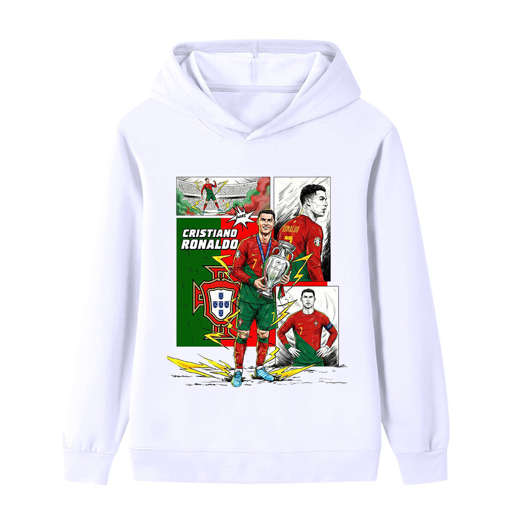 Cristiano Ronaldo Voetbal Hoodie Kinderen - Portugal - Sportief
