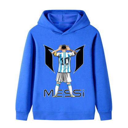 Lionel Messi Voetbal Hoodie Kinderen - Cool Design