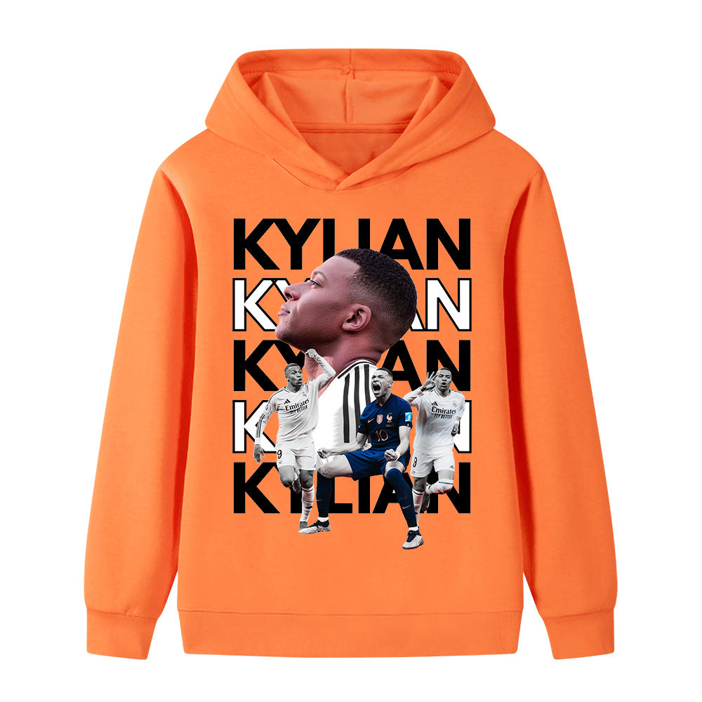 Kylian Mbappé Voetbal Hoodie Kinderen - Zacht
