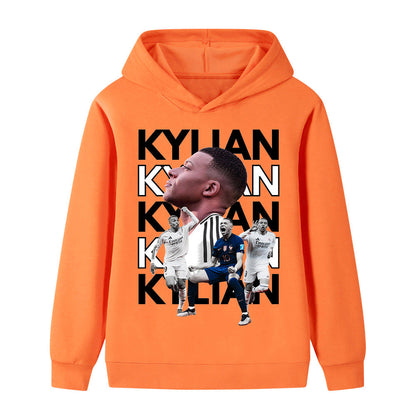 Kylian Mbappé Voetbal Hoodie Kinderen - Zacht