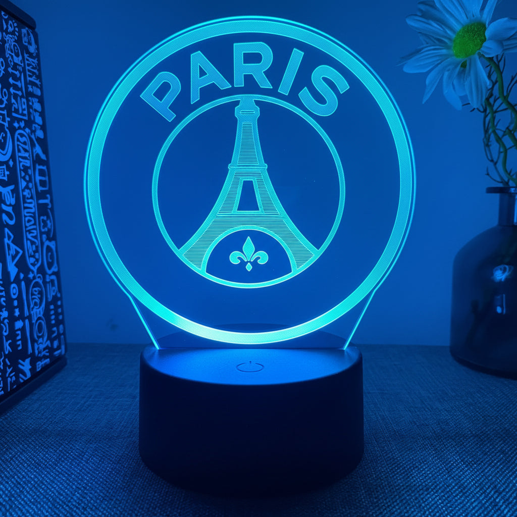 Voetbal 3D Illusie LED-Lamp - Nachtlampje - voor de Kamer Cadeau