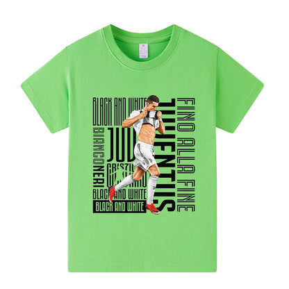 Ronaldo Voetbal T-shirt Kinderen - Juventus