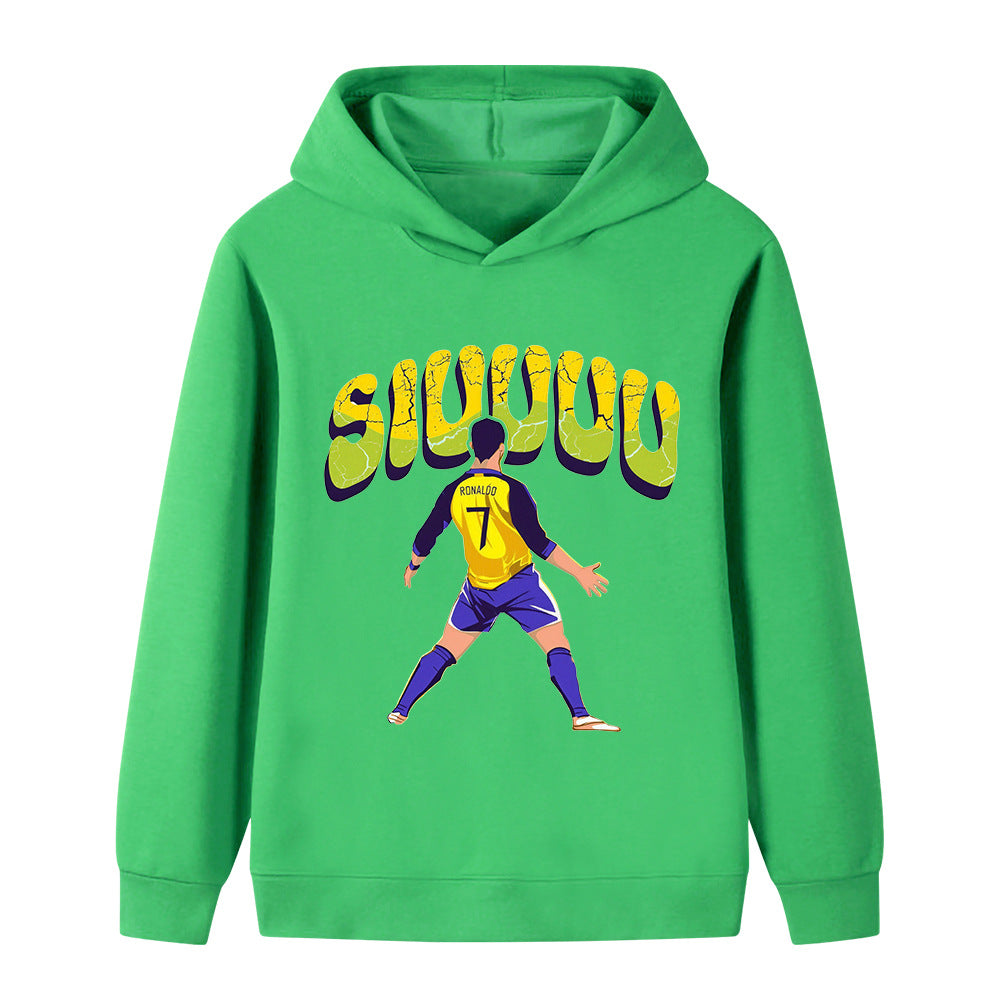 Cristiano Ronaldo Voetbal Hoodie Kinderen - Cool Design
