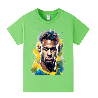 Neymar Voetbal T-shirt Kinderen