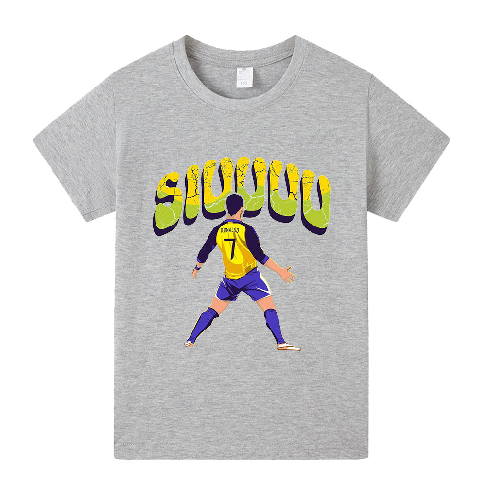 Cristiano Ronaldo Voetbal T-shirt Kinderen - Cool Design