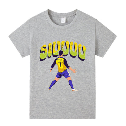 Cristiano Ronaldo Voetbal T-shirt Kinderen - Cool Design