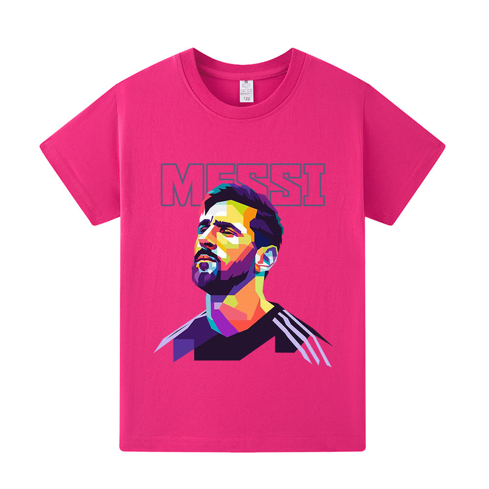 Messi Voetbal T-shirt Kinderen - Cool Design