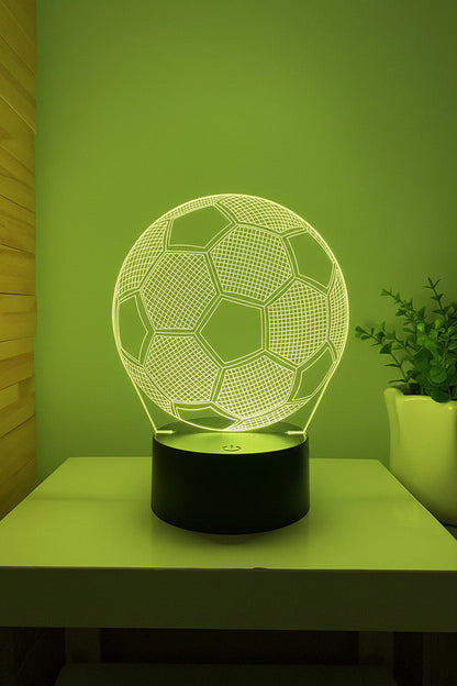 Voetbal 3D Illusie LED-Lamp - Nachtlampje - Nachtlampje