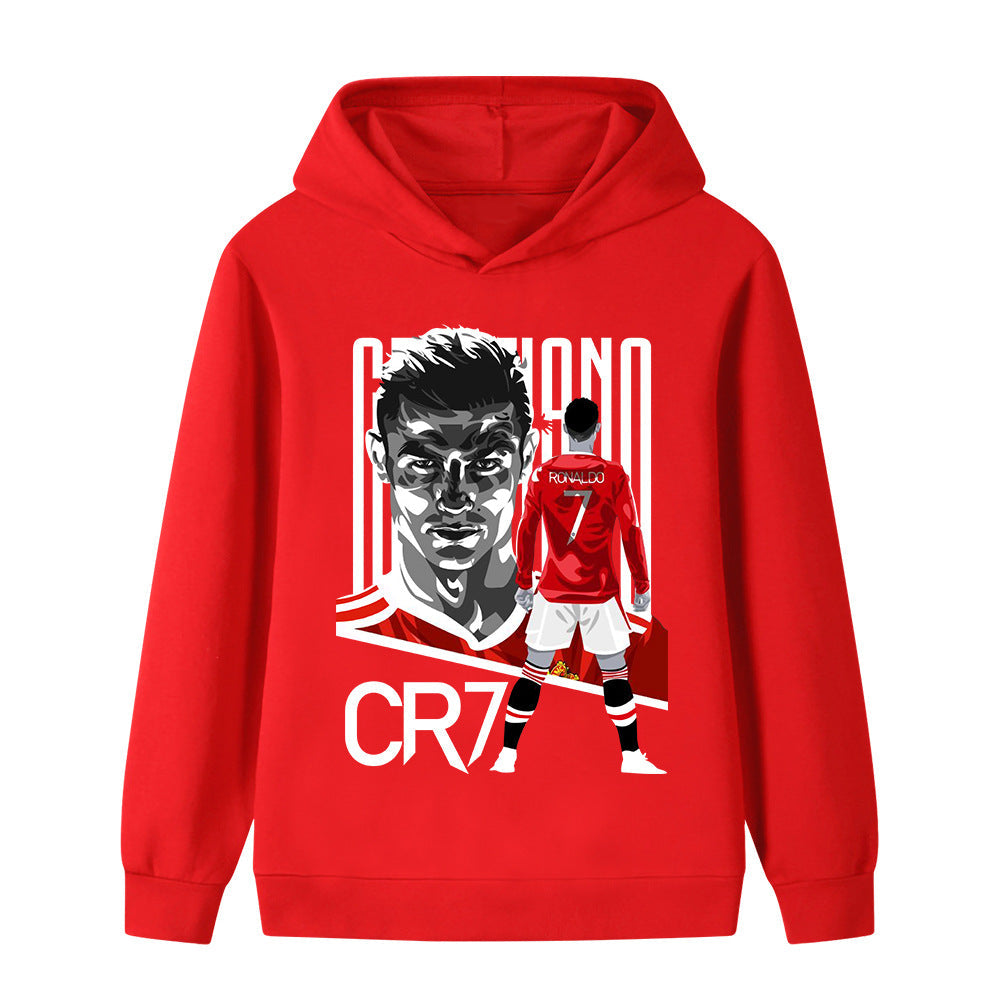 Cristiano Ronaldo Voetbal Hoodie Kinderen - Manchester United - Zacht