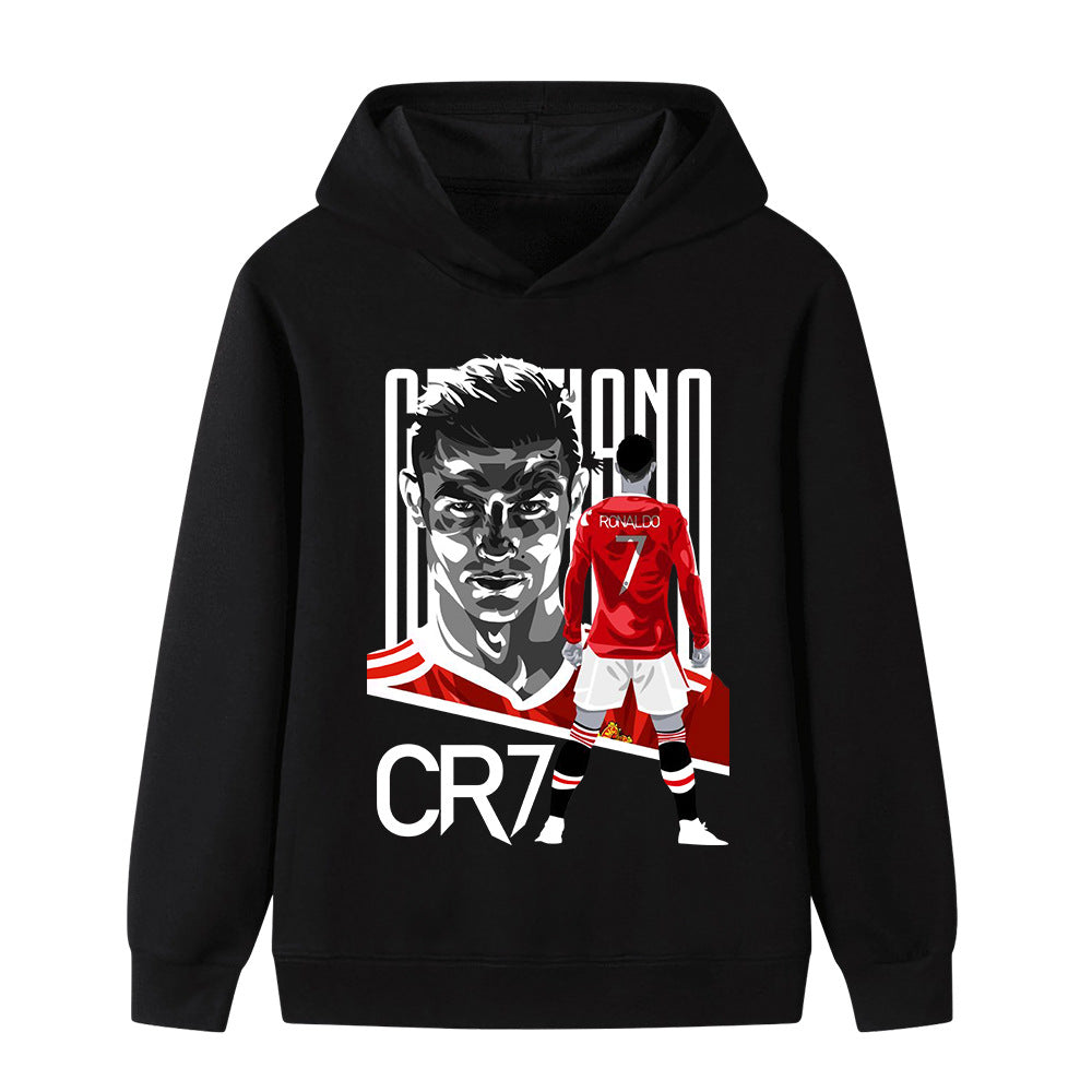 Cristiano Ronaldo Voetbal Hoodie Kinderen - Manchester United - Zacht