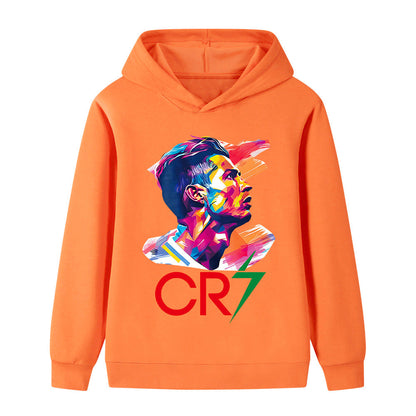 Cristiano Ronaldo Voetbal Hoodie Kinderen - Zacht