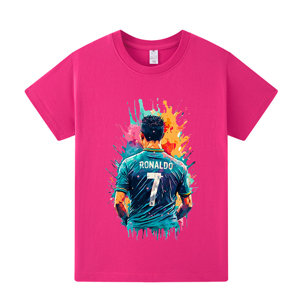 Ronaldo Voetbal T-shirt Kinderen - Cool Design