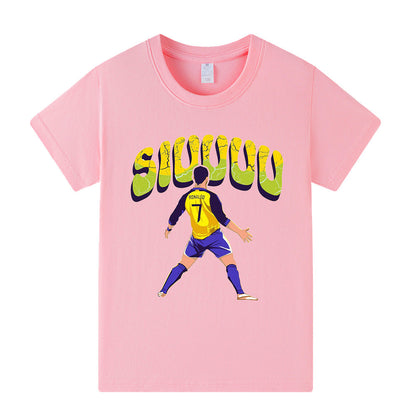 Cristiano Ronaldo Voetbal T-shirt Kinderen - Cool Design
