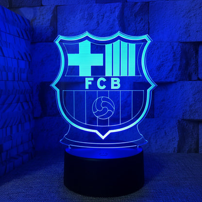 Voetbal 3D Illusie LED-Lamp - Nachtlampje - Cadeau Sfeerlicht