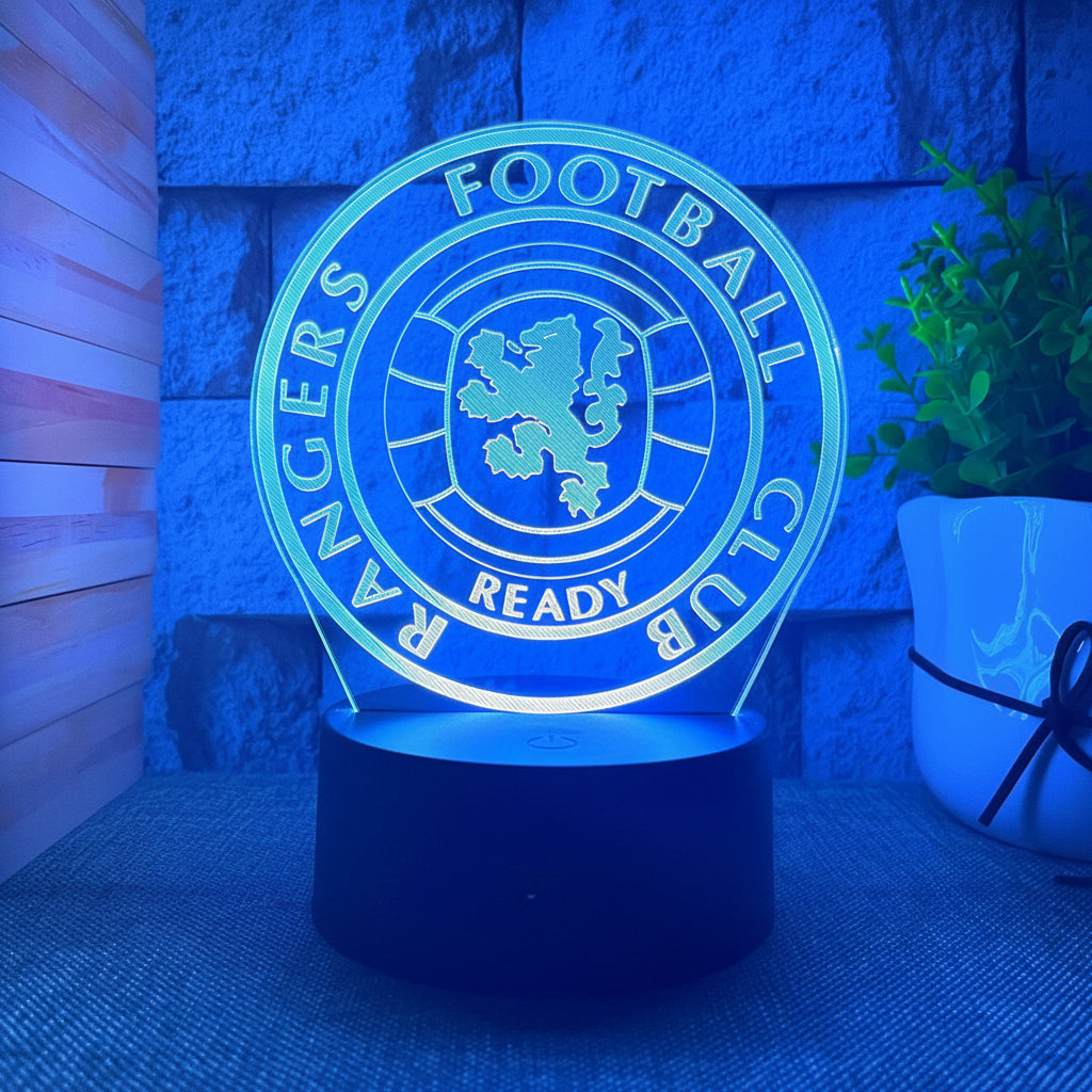 Voetbal 3D Illusie LED-Lamp - Nachtlampje - Cadeau Sfeerlicht