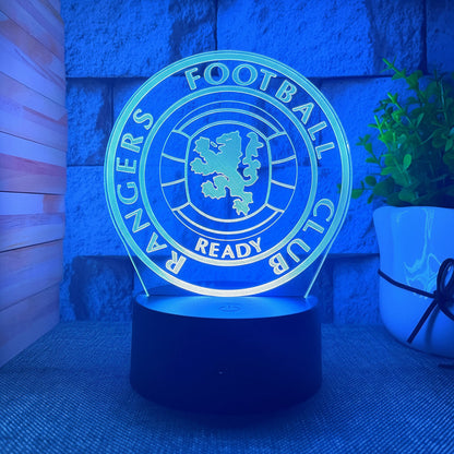 Voetbal 3D Illusie LED-Lamp - Nachtlampje - Cadeau Sfeerlicht