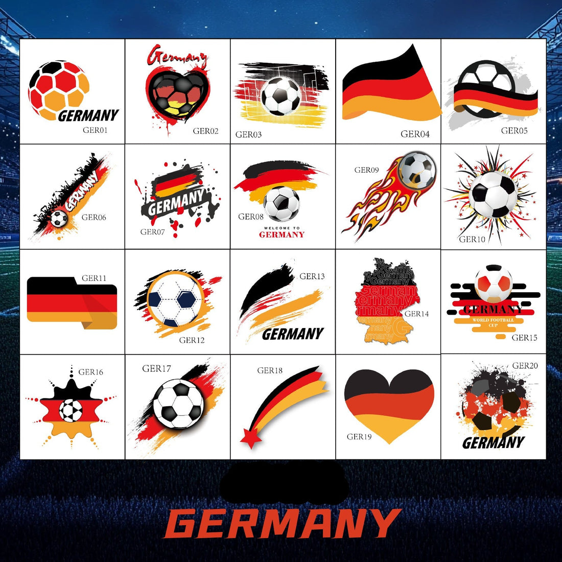 Voetbal Stickers - Duitsland