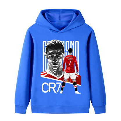 Cristiano Ronaldo Voetbal Hoodie Kinderen - Manchester United - Zacht