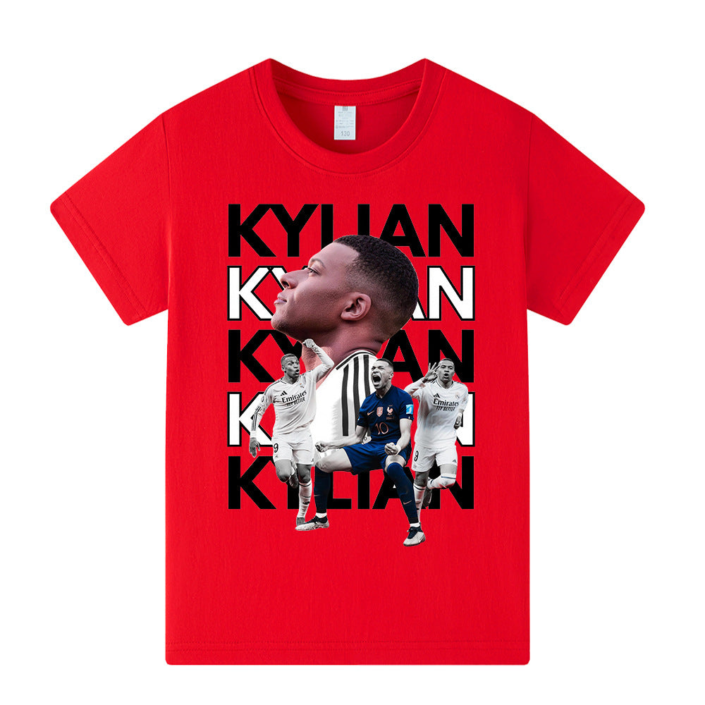 Kylian Mbappé Voetbal T-shirt Kinderen - Comfortabel
