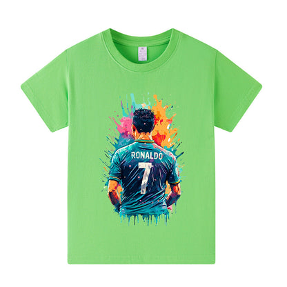 Ronaldo Voetbal T-shirt Kinderen - Cool Design