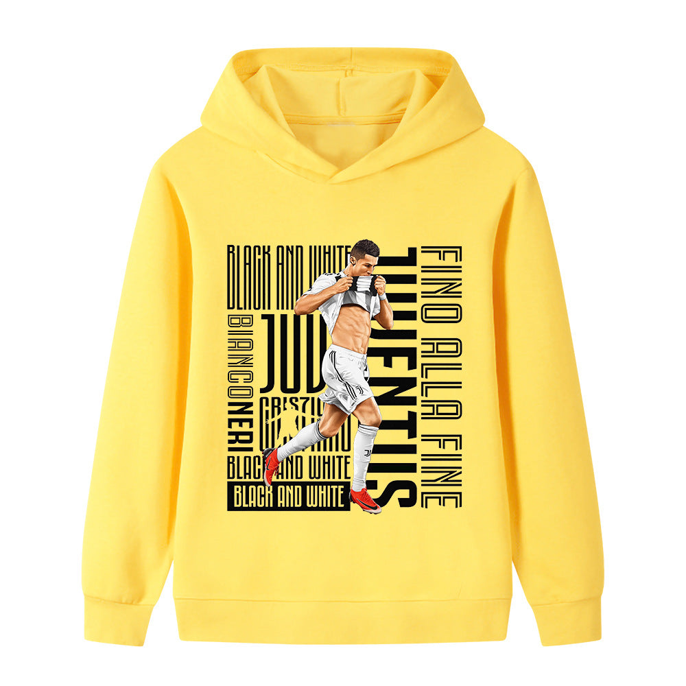 Ronaldo Voetbal Hoodie Kinderen - Juventus - Zacht