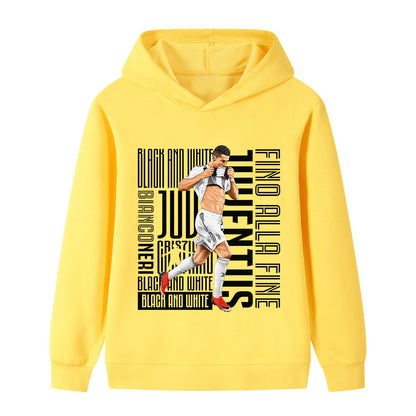Ronaldo Voetbal Hoodie Kinderen - Juventus - Zacht