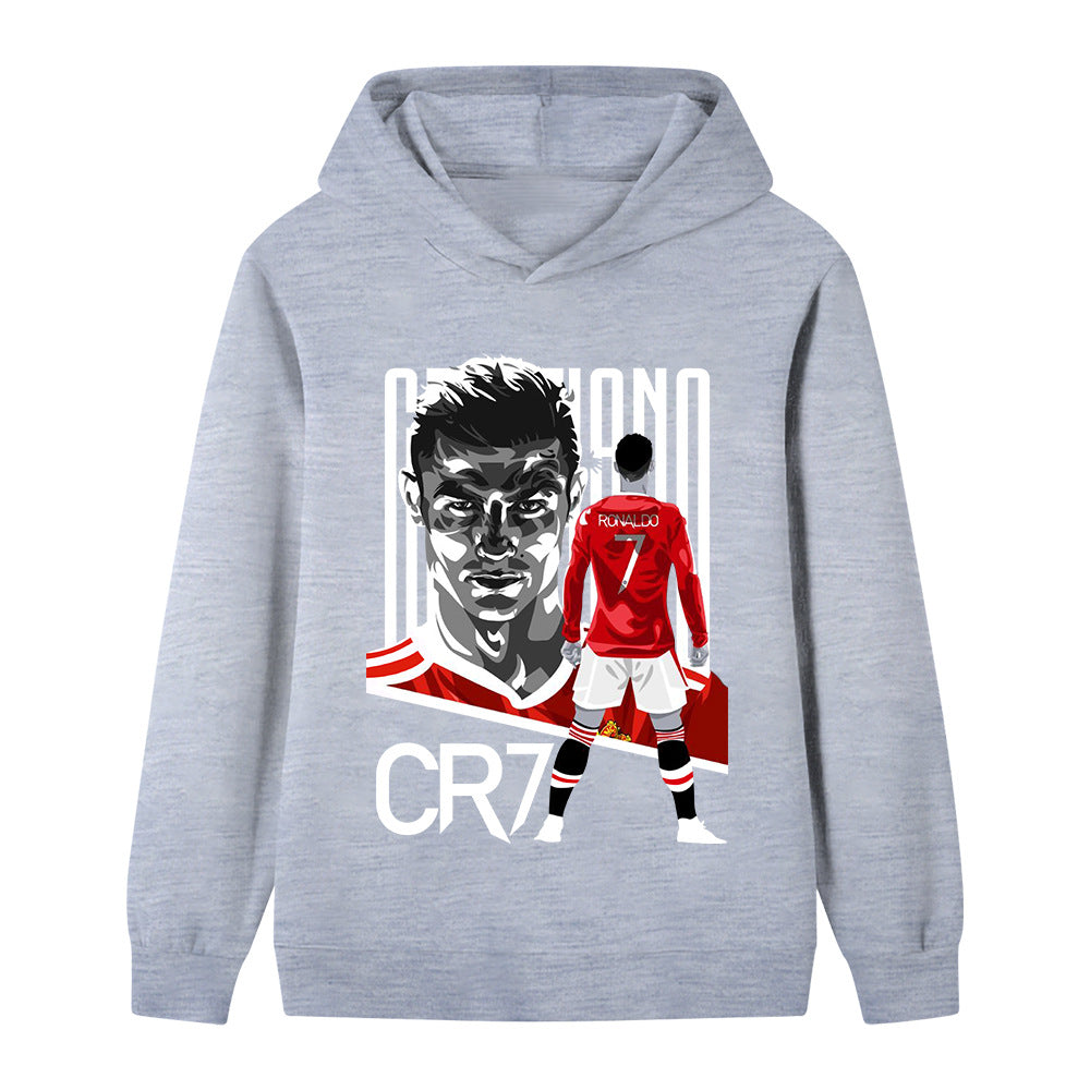 Cristiano Ronaldo Voetbal Hoodie Kinderen - Manchester United - Zacht