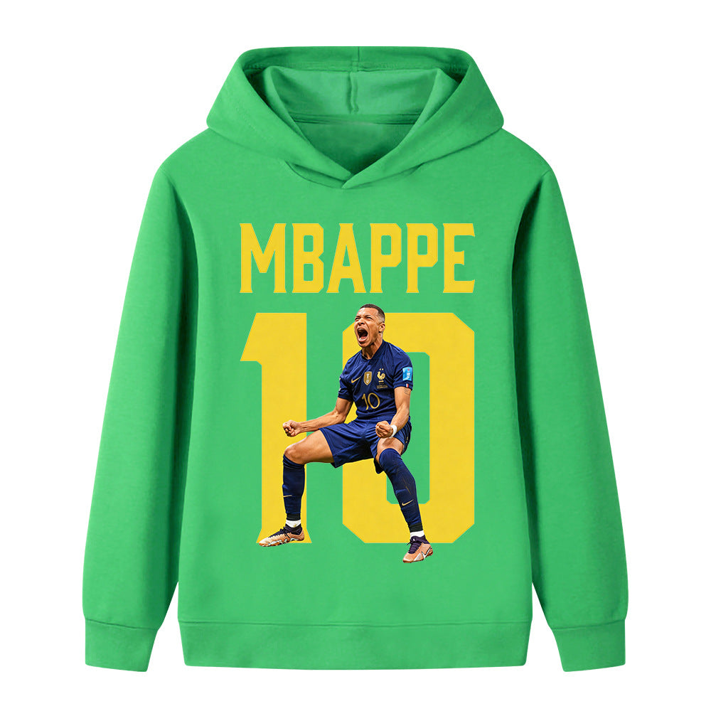 Mbappé Voetbal Hoodie Kinderen - Zacht