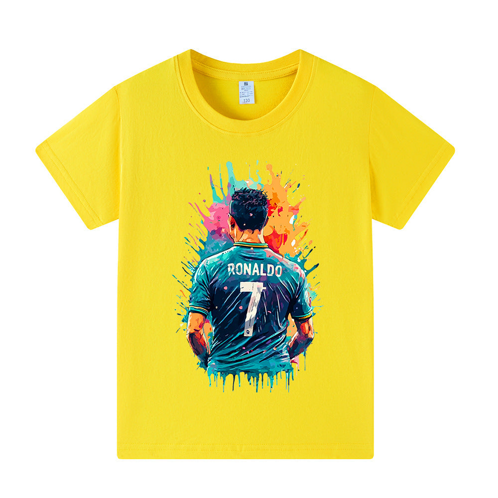 Ronaldo Voetbal T-shirt Kinderen - Cool Design
