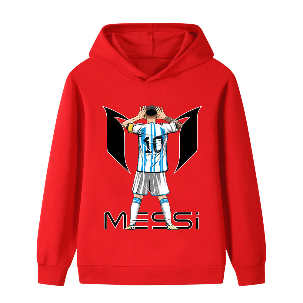 Lionel Messi Voetbal Hoodie Kinderen - Cool Design
