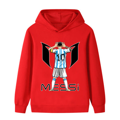 Lionel Messi Voetbal Hoodie Kinderen - Cool Design