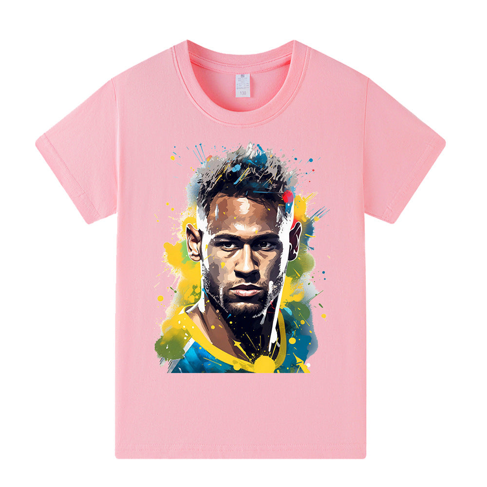 Neymar Voetbal T-shirt Kinderen
