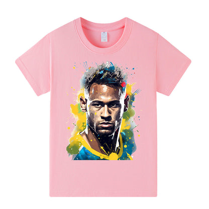 Neymar Voetbal T-shirt Kinderen